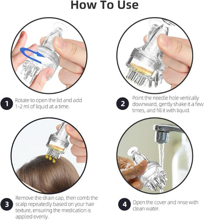 Scalp Oil Applicator Comb